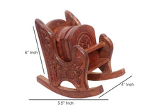 INUS Antique Chair Design Coasters Set of 6 for Tea Cups Coffee Mugs Beer Cans Bar Tumblers and Water Glasses (Authentic Handmade) - Sheesham Wood