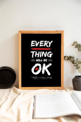 INUS Motivational, Uplifting, Empowering, Inspiring Wall Abstract Posters,A4 300GSM with comes with a built-in self-adhesive strip and Free Stickers - (30 cm x 21 cm x 0.2 cm)(Pack of 5)