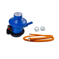 INUS Combo of Rubber Hose Pipe 1.5m and Kitchen Smart and Unique Regulator from Imported Korean Zinc, Adjustable Combo of 2