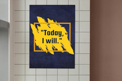 INUS Motivational, Uplifting, Empowering, Wall Abstract Posters, Inspiring A4 300GSM with and Free Stickers - (30 cm x 21 cm x 0.2 cm)(Pack of 10)