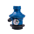 INUS Combo of Rubber Hose Pipe 1.5m and Kitchen Smart and Unique Regulator with Gas Indicator from Imported Korean Zinc, Adjustable Combo of 2