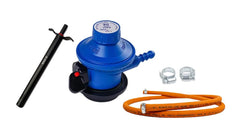 INUS Combo of Kitchen Smart and Unique Regulator Made from Imported Korean Zinc,Adjustable and Rubber Hose Pipe 1.5m and Easy Grip Metal Regular Lighters Combo of 3