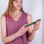 INUS Premium Spark Lighter – Stylish Green with a Matte Finish, Constructed from Stainless Steel, Produces Over 100,000+ Sparks, Ideal for Home Use and Gifting (Color - Green) Pack of 1