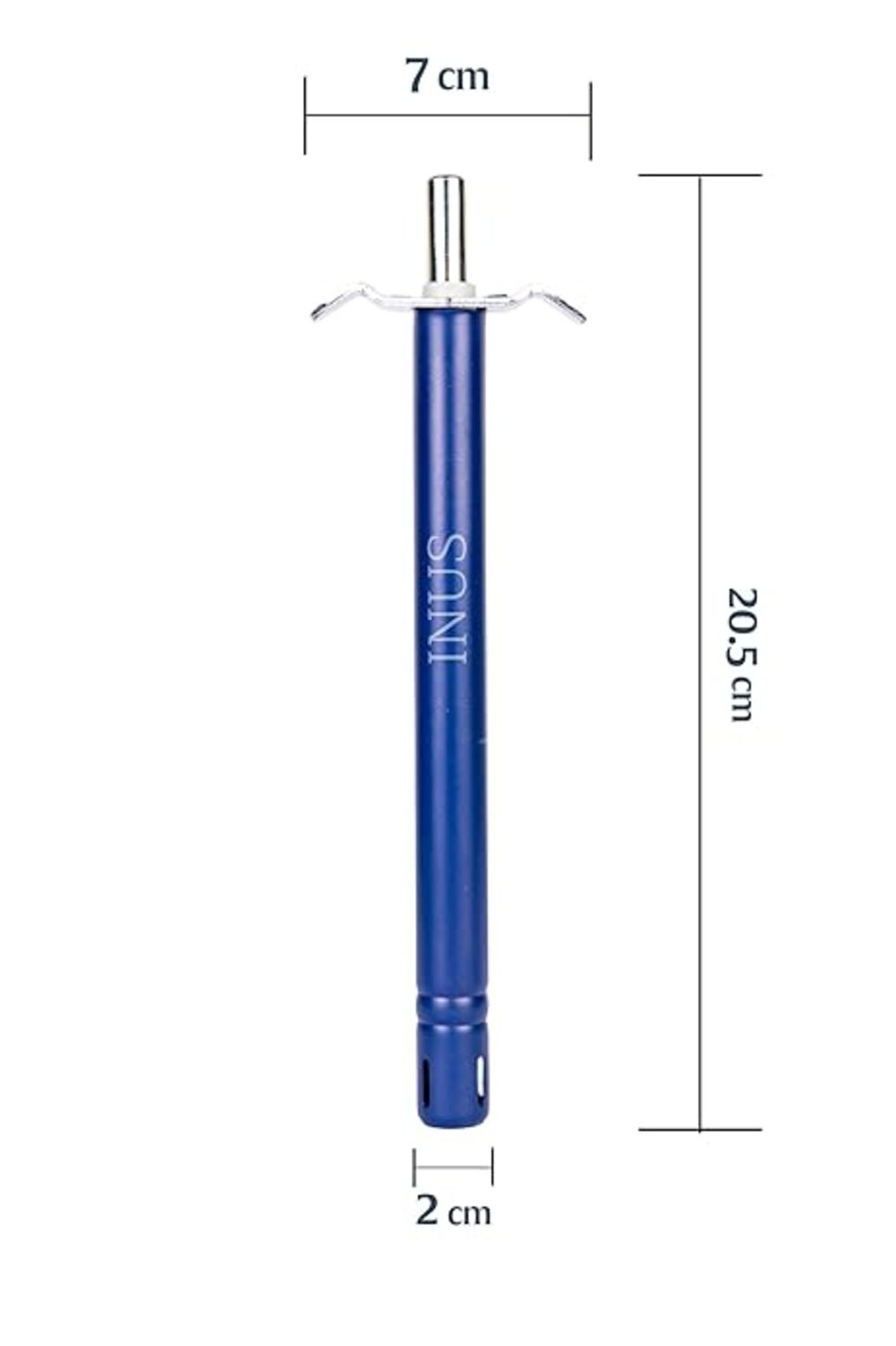 INUS Easy Grip Metal Regular Gas Lighters for Kitchen Use Gas Stove Lighter & Gas Stoves, Restaurants (Color - Blue - Long) Pack of 1