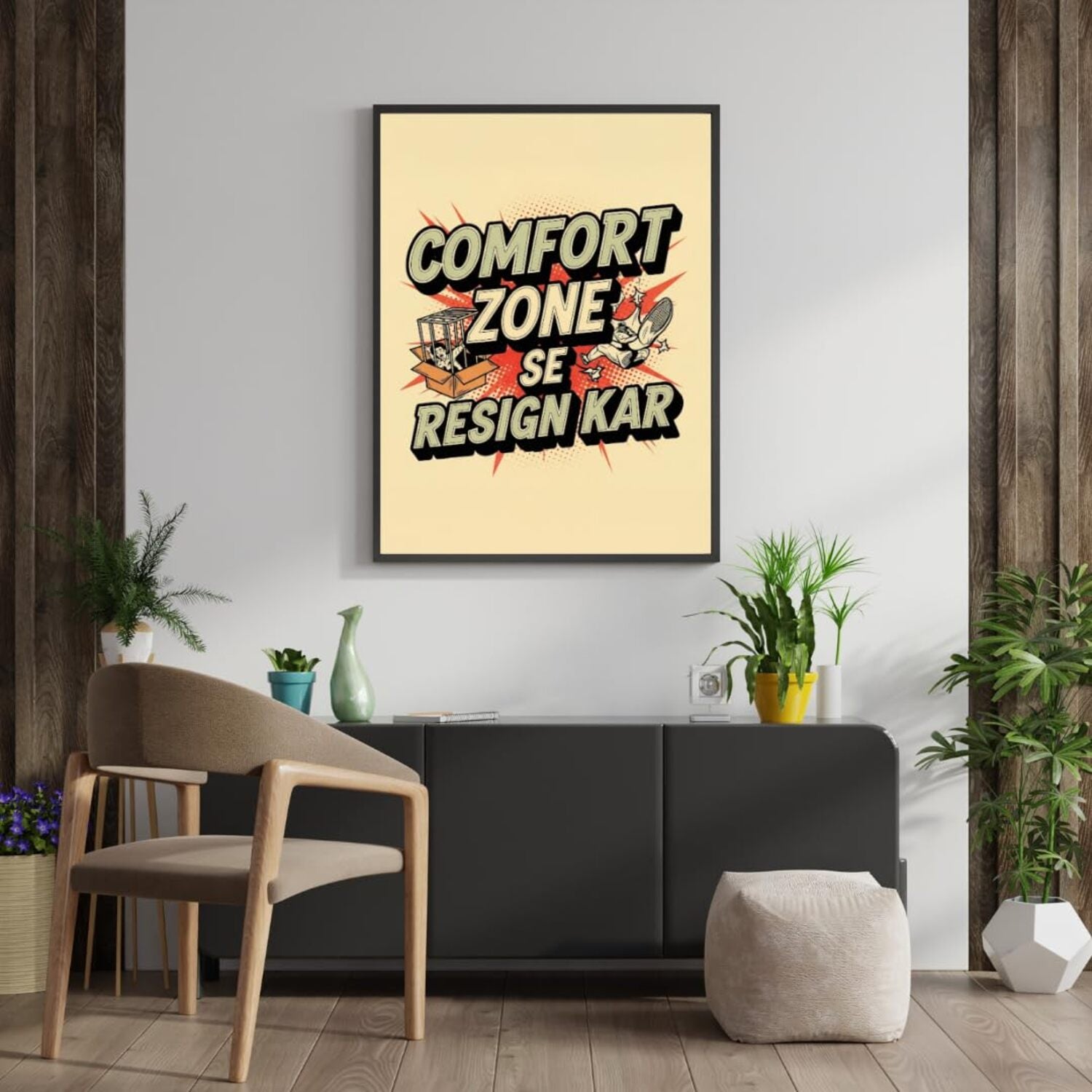 INUS Motivational, Uplifting Wall Abstract Posters, Inspiring A4 300GSM with and Free Stickers - (30 cm x 21 cm x 0.2 cm)(Pack of 10)