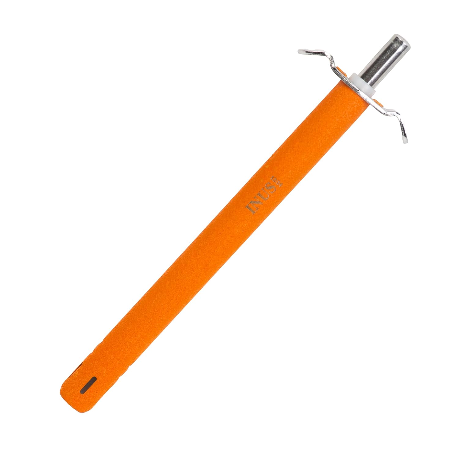 Inus Premium Spark Lighter, Orange Matte Finish, Stainless Steel Construction, 100,000+ Sparks, Home and Gift Use, Regular Size, Rust Proof, Pack of 1