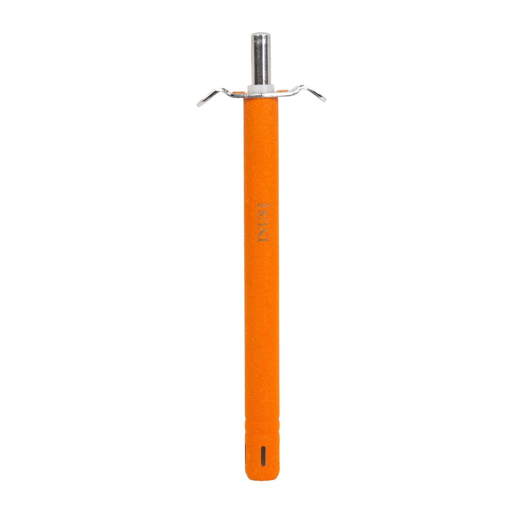 Inus Premium Spark Lighter, Orange Matte Finish, Stainless Steel Construction, 100,000+ Sparks, Home and Gift Use, Regular Size, Rust Proof, Pack of 1