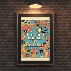 INUS Motivational, Uplifting Wall Abstract Posters, Inspiring A4 300GSM with and Free Stickers - (30 cm x 21 cm x 0.2 cm)(Pack of 10)