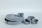 Dry Fruit Jute Container Tray Set with Cotton Rope & Lid