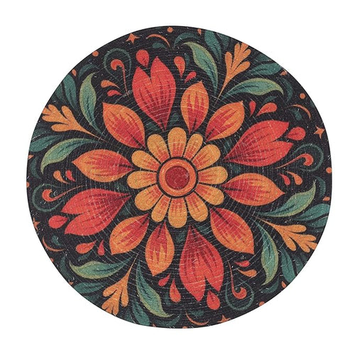 15" Reversible Cotton Dining Table Placemats & Coaster