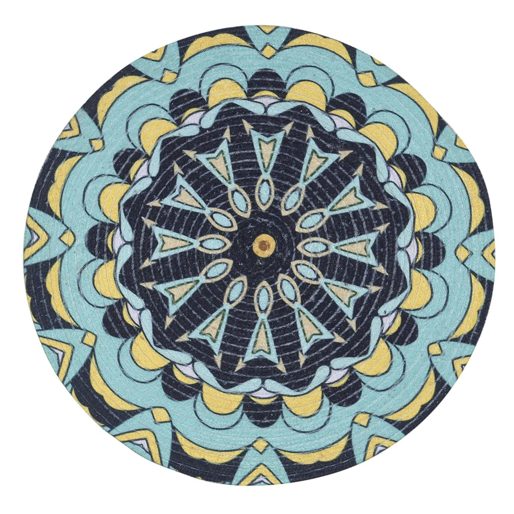 15" Reversible Cotton Dining Table Placemats & Coaster