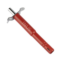 INUS Easy Grip Metal Regular Gas Lighters for Kitchen Use Gas Stove Lighter & Gas Stoves, Restaurants (Color - Maroon - Small) Pack of 1