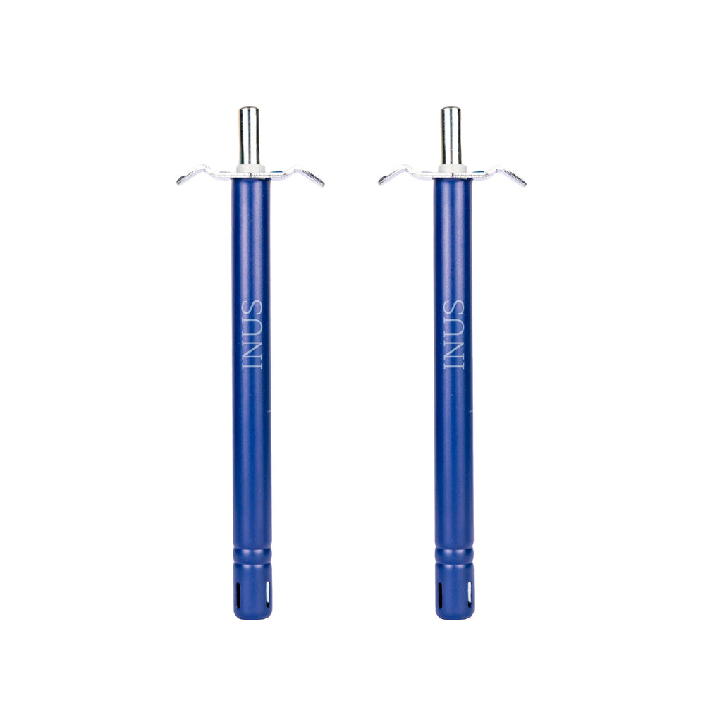INUS Easy Grip Metal Regular Gas Lighters for Kitchen Use Gas Stove Lighter & Gas Stoves, Restaurants (Color - Blue - Long) Pack of 2