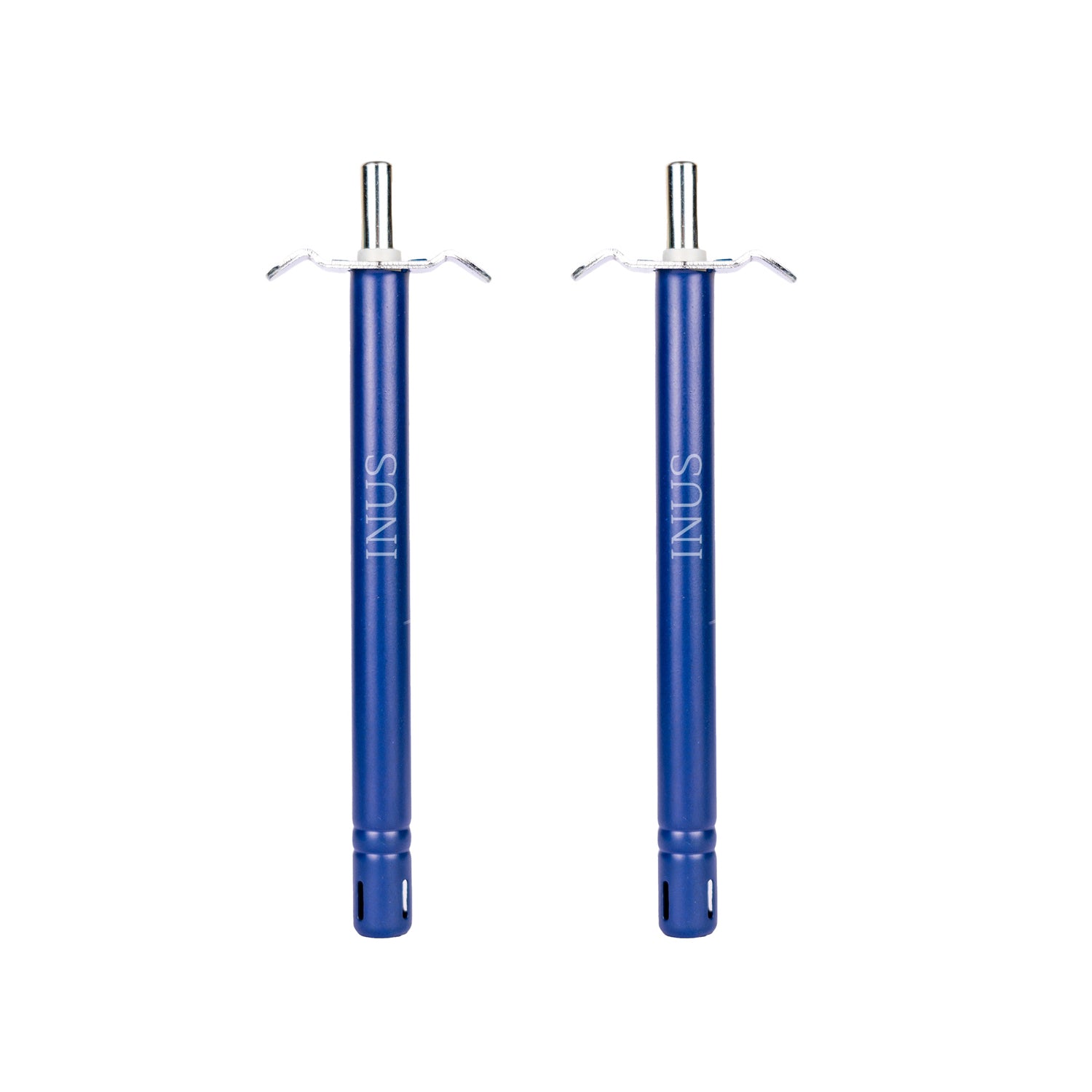 INUS Easy Grip Metal Regular Gas Lighters for Kitchen Use Gas Stove Lighter & Gas Stoves, Restaurants (Color - Blue - Long) Pack of 2