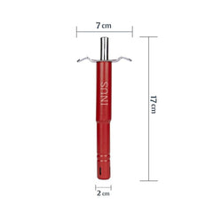 INUS Easy Grip Metal Regular Gas Lighters for Kitchen Use Gas Stove Lighter & Gas Stoves, Restaurants (Color - Maroon - Small) Pack of 1