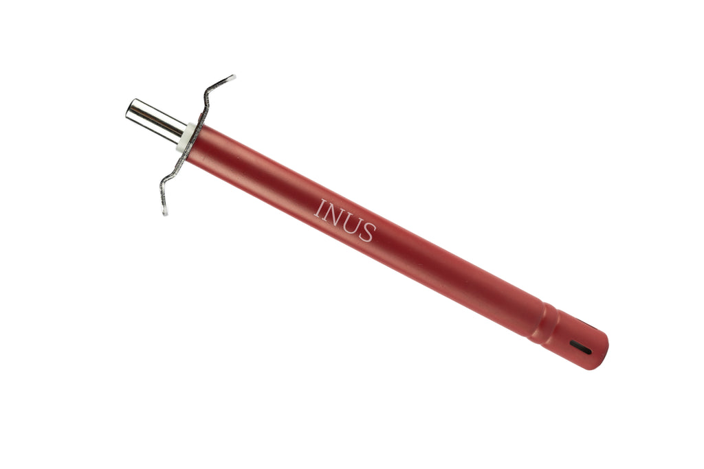 INUS Easy Grip Metal Regular Gas Lighters for Kitchen Use Gas Stove Lighter & Gas Stoves, Restaurants Maroon Long