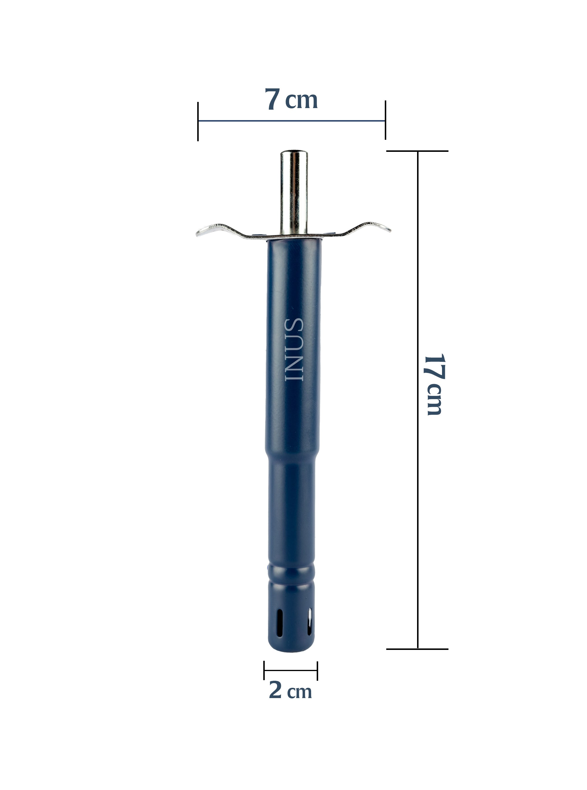 INUS Easy Grip Metal Regular Gas Lighters for Kitchen Use Gas Stove Lighter & Gas Stoves, Restaurants (Color - Blue - Small) Pack of 2